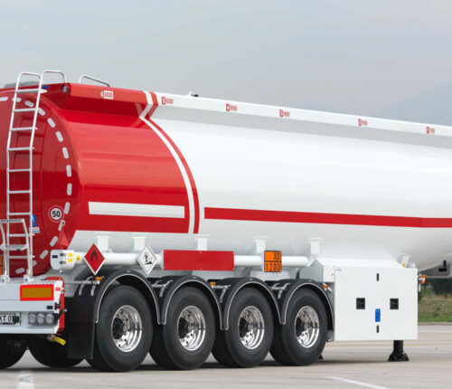 Aluminum Fuel Tanker 4 axles
